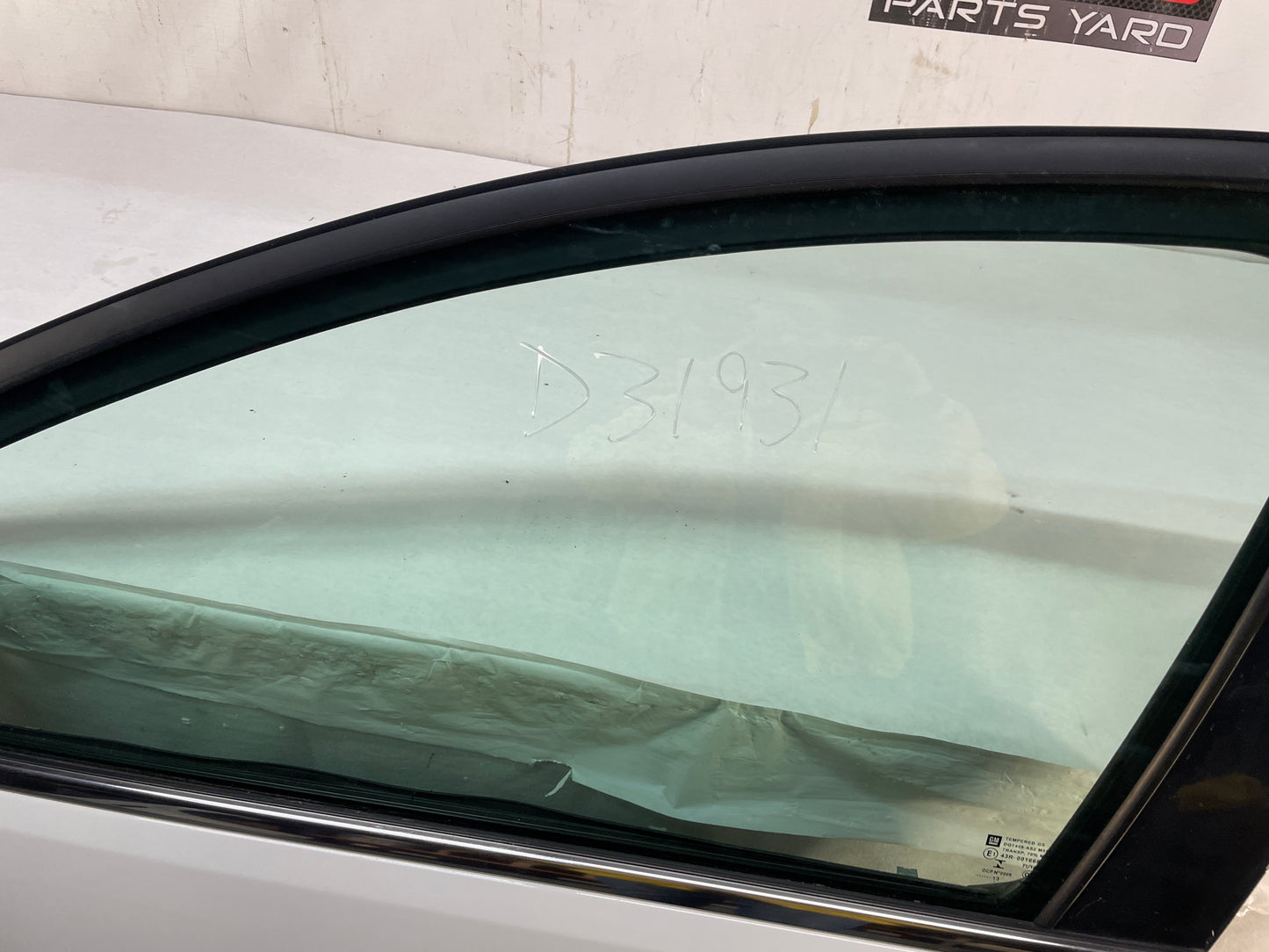 2013 Chevy Caprice PPV LH Driver Front Exterior Door White OEM - Day's Parts Yard