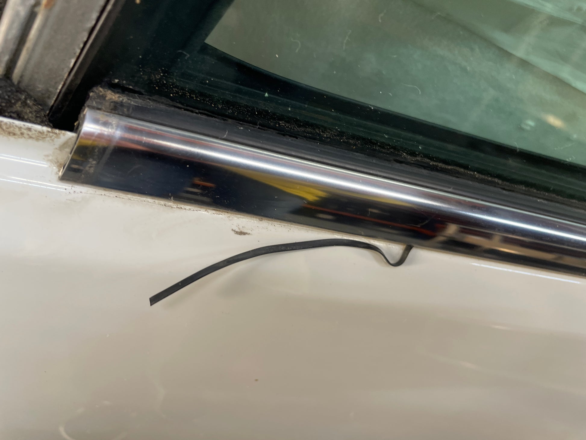 2013 Chevy Caprice PPV LH Driver Front Exterior Door White OEM - Day's Parts Yard