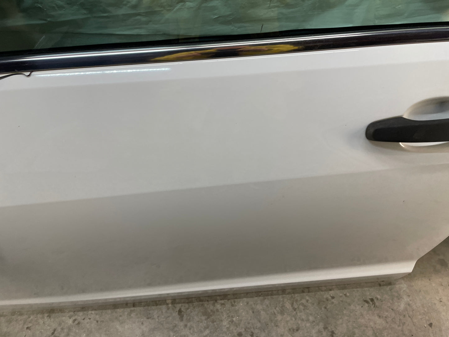 2013 Chevy Caprice PPV LH Driver Front Exterior Door White OEM - Day's Parts Yard