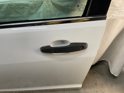 2013 Chevy Caprice PPV LH Driver Front Exterior Door White OEM - Day's Parts Yard