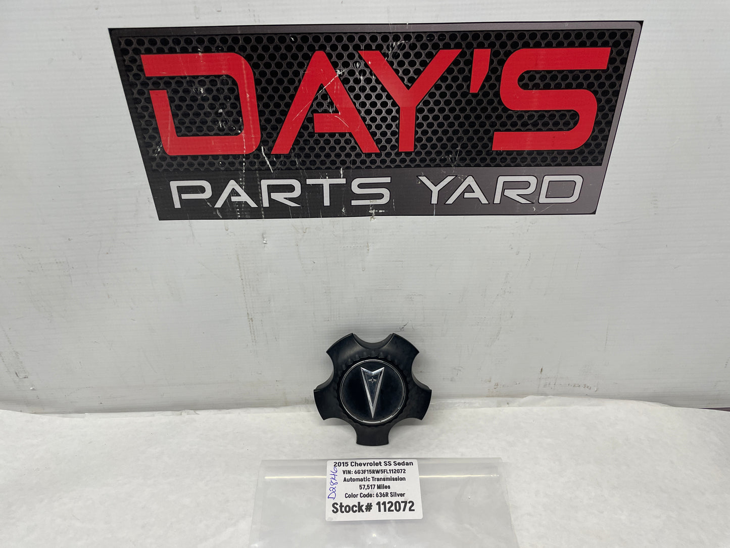 2009 Pontiac G8Wheel Center Cap OEM - Day's Parts Yard