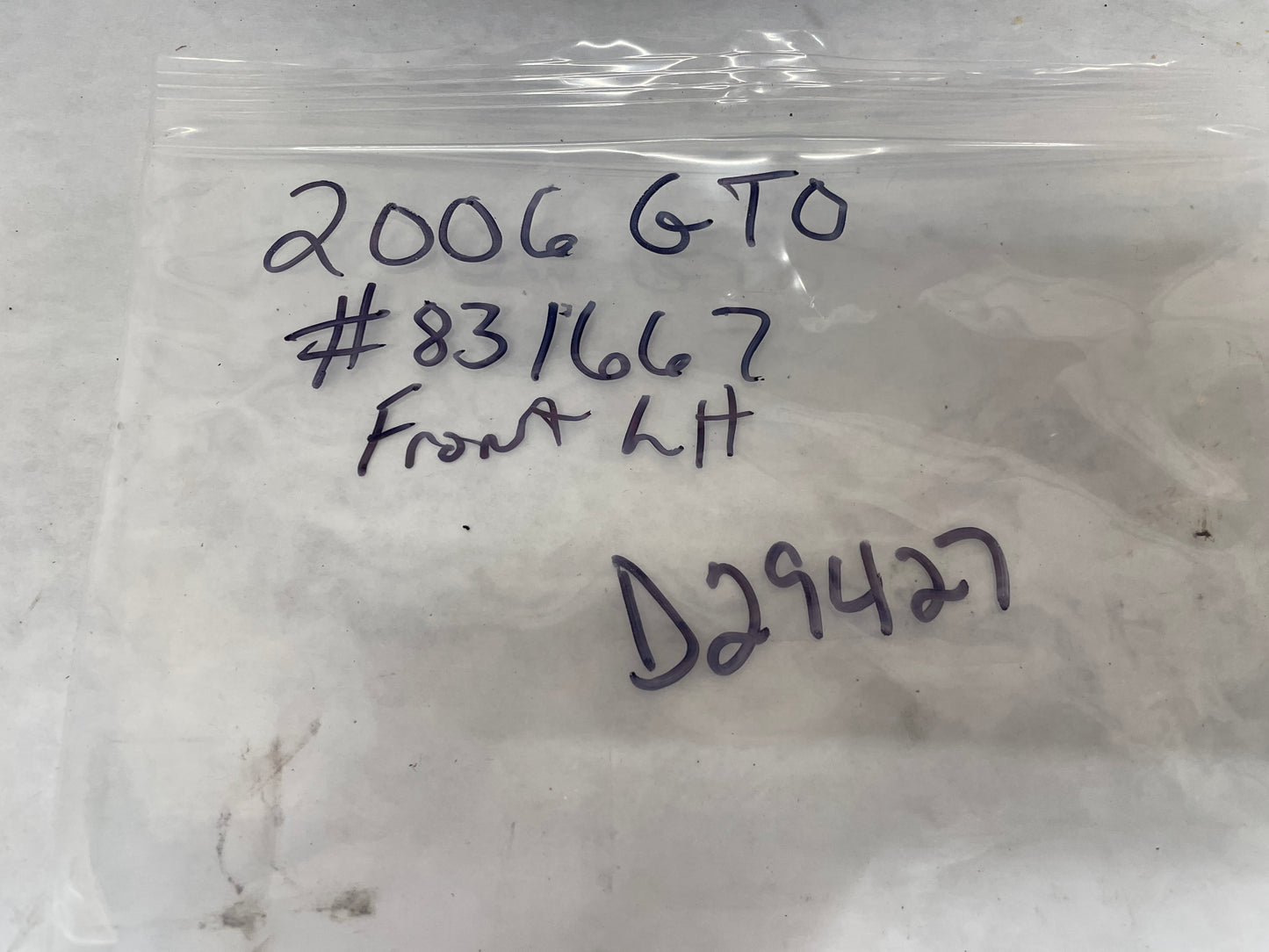 2006 Pontiac GTO LH Driver Front Seat Hinge Inner Trim Cover OEM