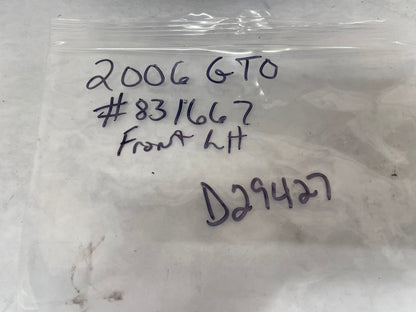 2006 Pontiac GTO LH Driver Front Seat Hinge Inner Trim Cover OEM