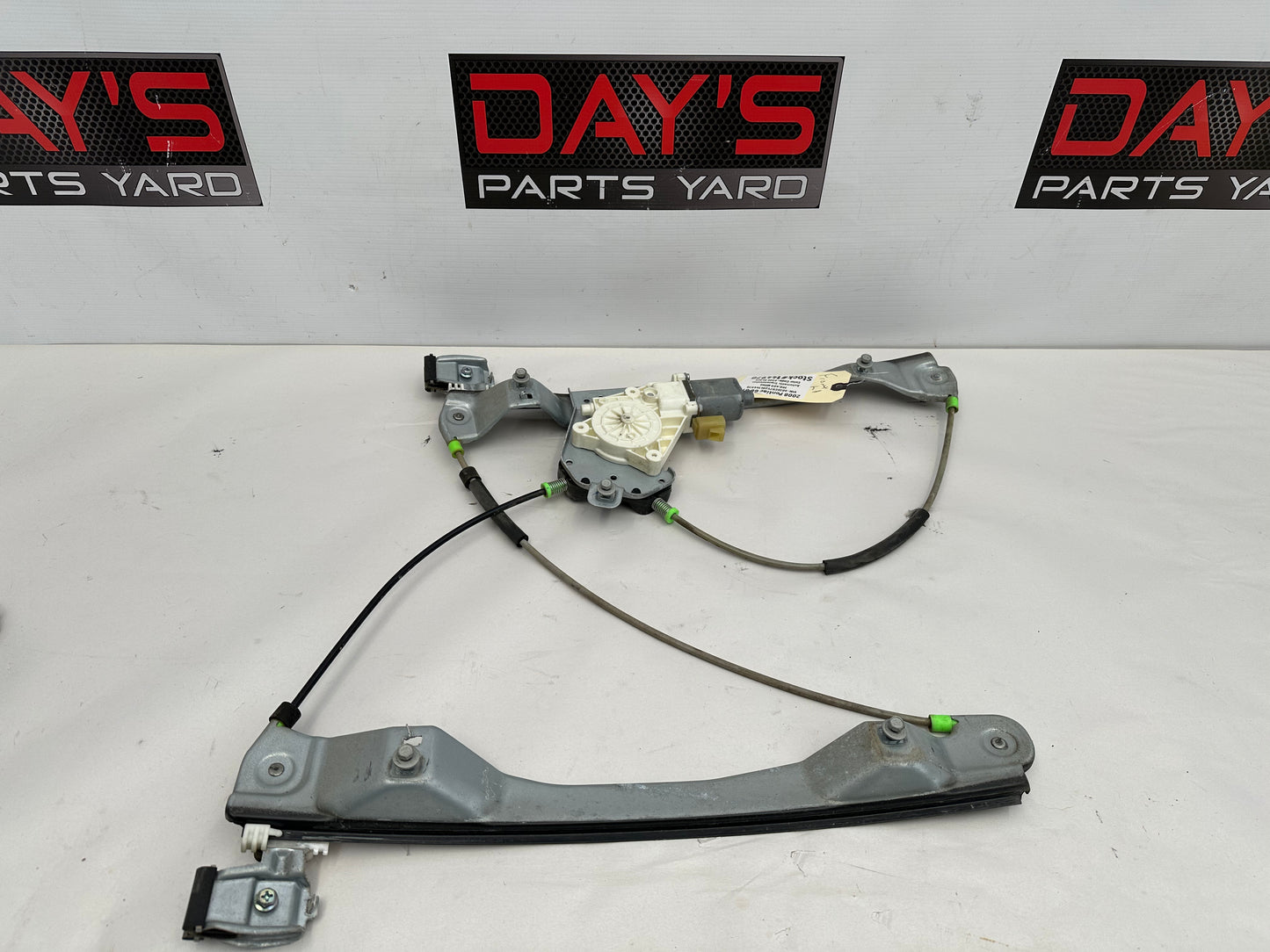 2008 Pontiac G8 GT Front LH Driver Door Window Regulator Motor OEM - Day's Parts Yard