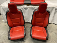 2010 Chevy Camaro SS Seats Fronts and Rears Black and Orange Leather OEM - Day's Parts Yard