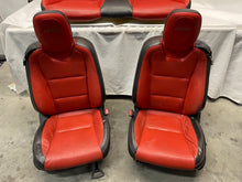 2010 Chevy Camaro SS Seats Fronts and Rears Black and Orange Leather OEM