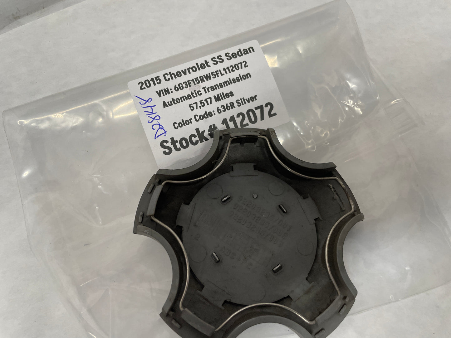 2009 Pontiac G8 Wheel Center Cap OEM - Day's Parts Yard