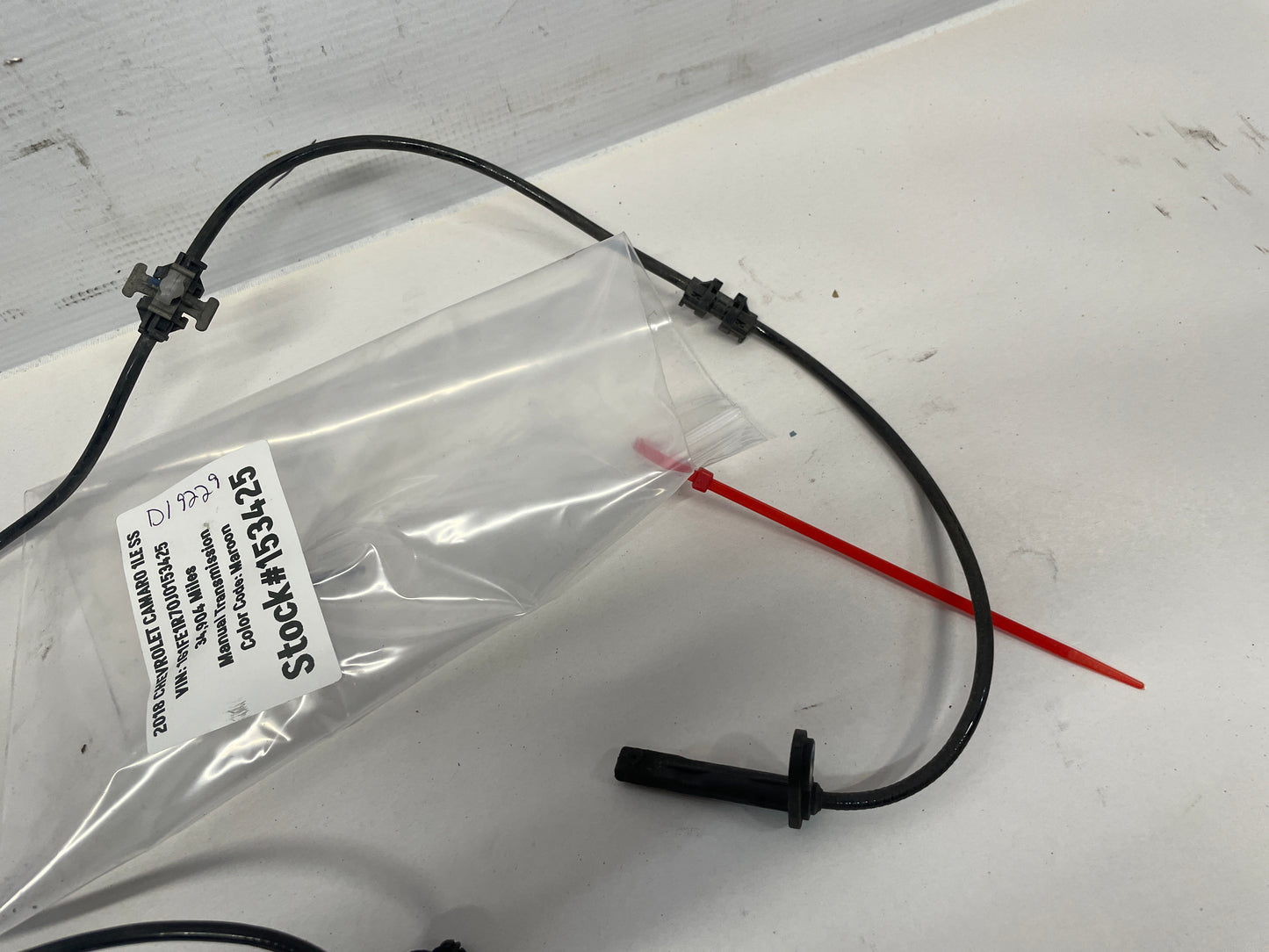 2018 Chevy Camaro 1LE SS RH Passenger Front ABS Speed Sensor Wire OEM - Day's Parts Yard