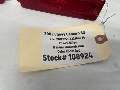 2002 Chevy Camaro SS RH & LH Rear Bumper Side Marker Light Housing OEM - Day's Parts Yard