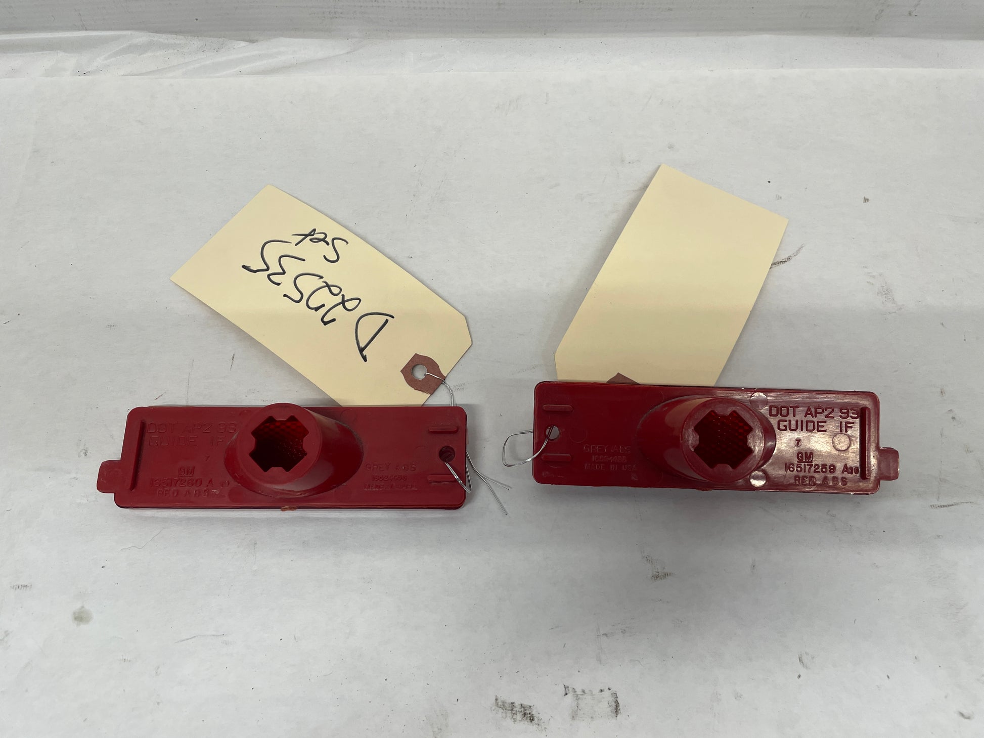2002 Chevy Camaro SS RH & LH Rear Bumper Side Marker Light Housing OEM - Day's Parts Yard