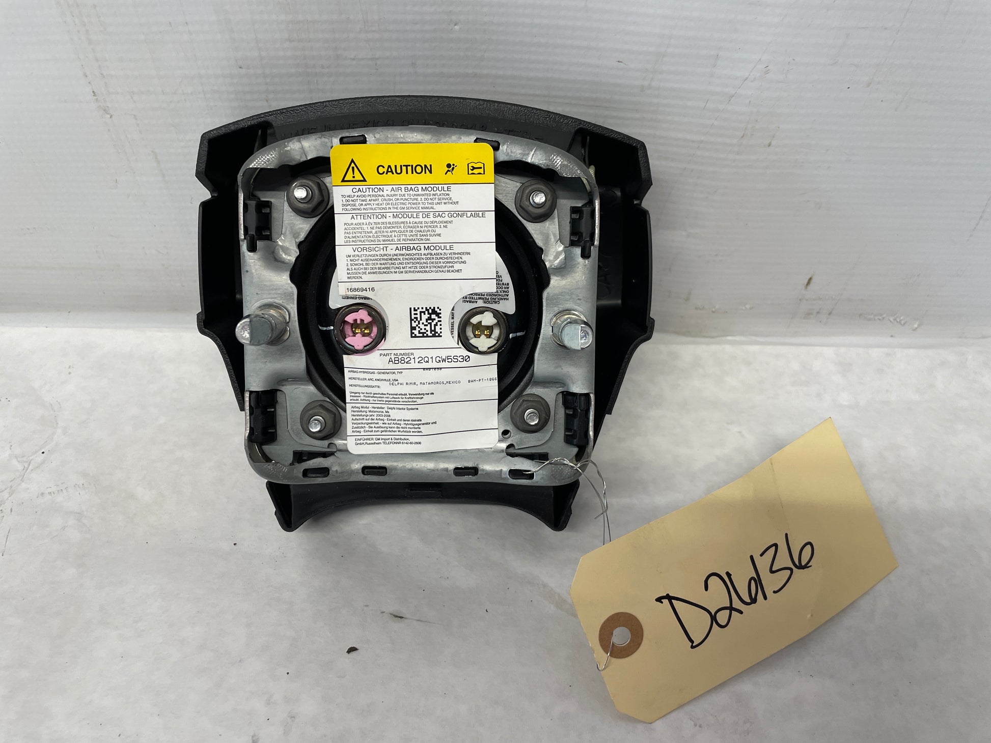 2005 Chevy Avalanche Steering Wheel Airbag Air Bag OEM - Day's Parts Yard