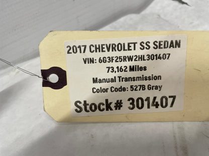 2017 Chevy SS Sedan Factory OEM Black RH Passenger Hood Vents Scoops - Day's Parts Yard