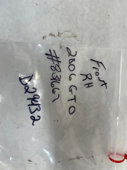 2006 Pontiac GTO RH Passenger Front Seat Lumber Knob Adjuster OEM