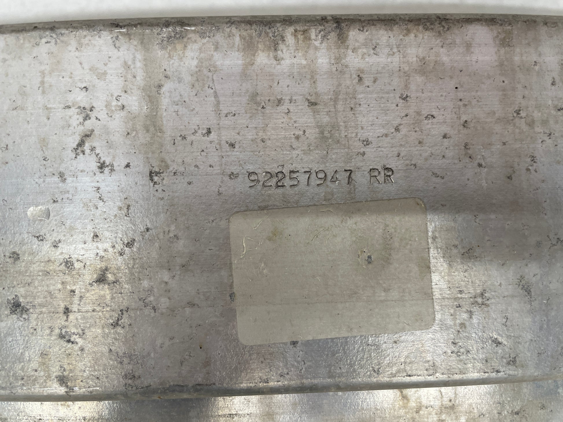 2013 Chevy Caprice PPV Rear Bumper Impact Reinforcement Bar OEM - Day's Parts Yard