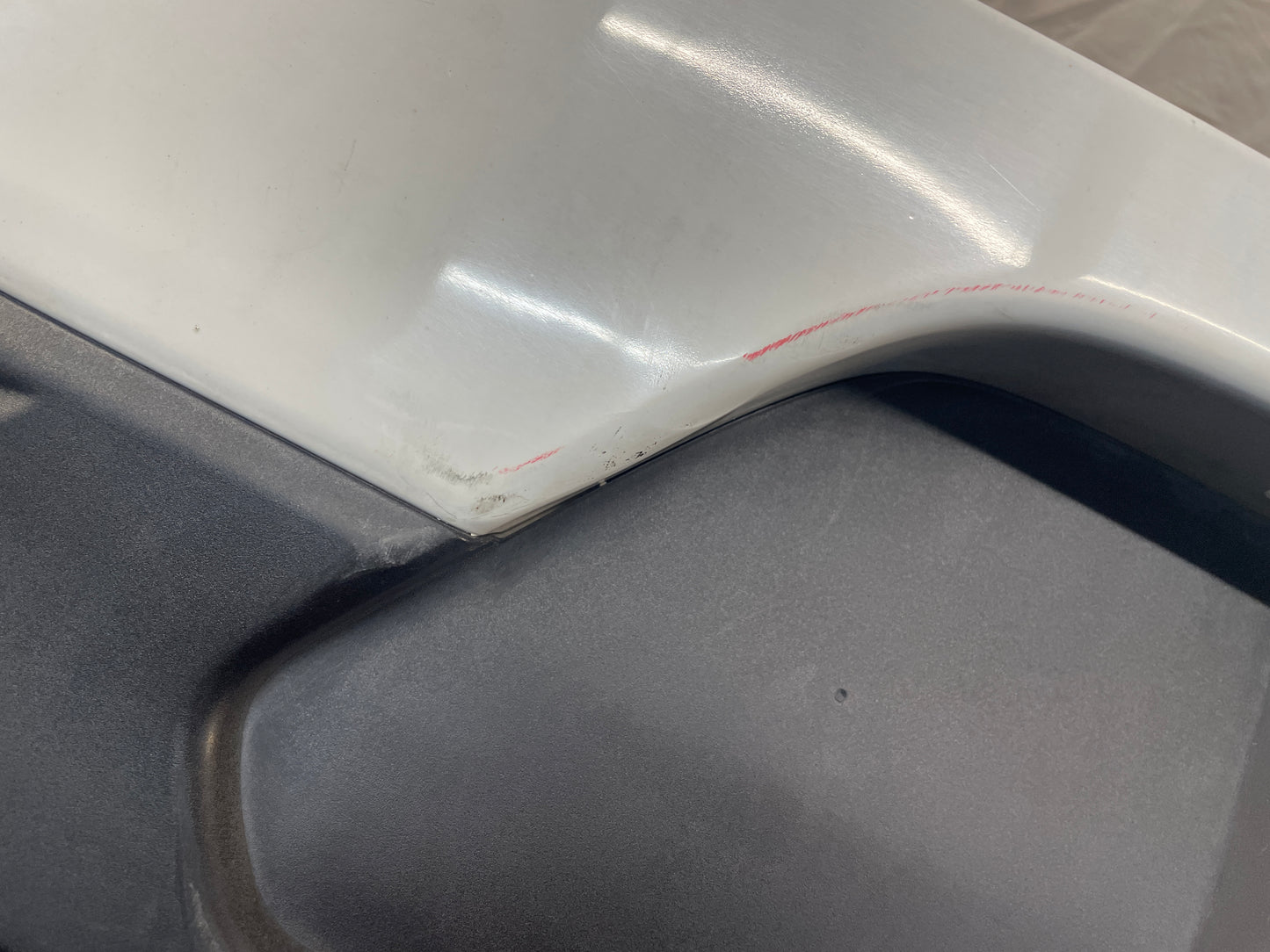2014 Chevy SS Sedan Rear Bumper Cover Assembly White OEM - Day's Parts Yard