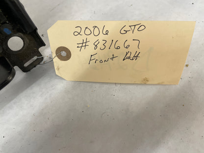 2006 Pontiac GTO LH Driver Front Seat Track Electric Frame Adjuster Motor Assembly OEM