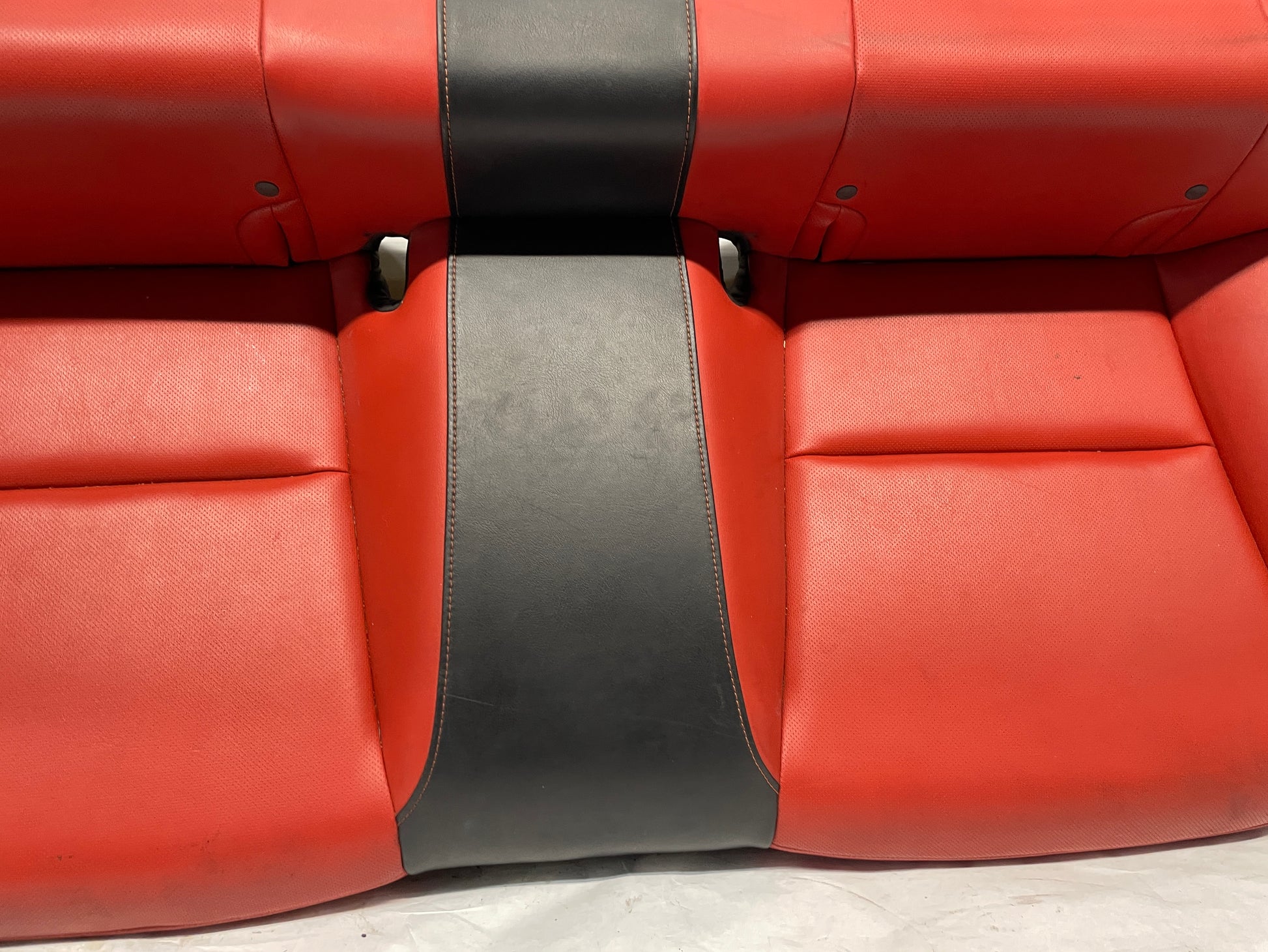 2010 Chevy Camaro SS Seats Fronts and Rears Black and Orange Leather OEM - Day's Parts Yard