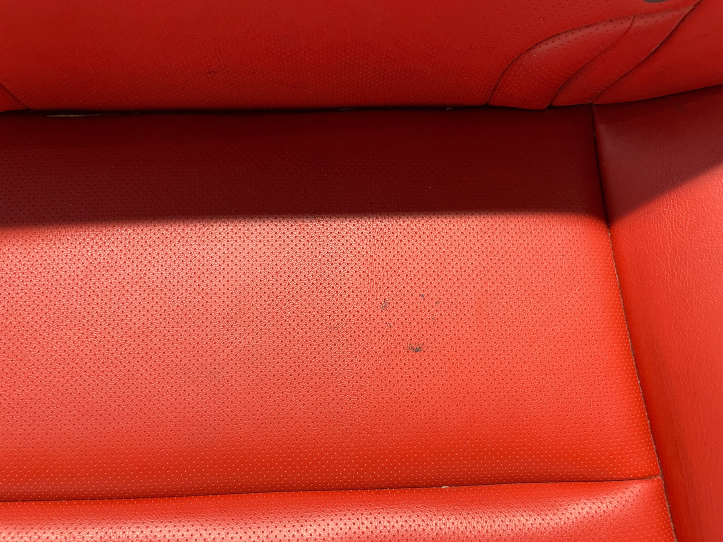 2010 Chevy Camaro SS Seats Fronts and Rears Black and Orange Leather OEM - Day's Parts Yard