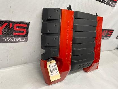 2010 Chevy Camaro SS Seats Fronts and Rears Black and Orange Leather OEM - Day's Parts Yard