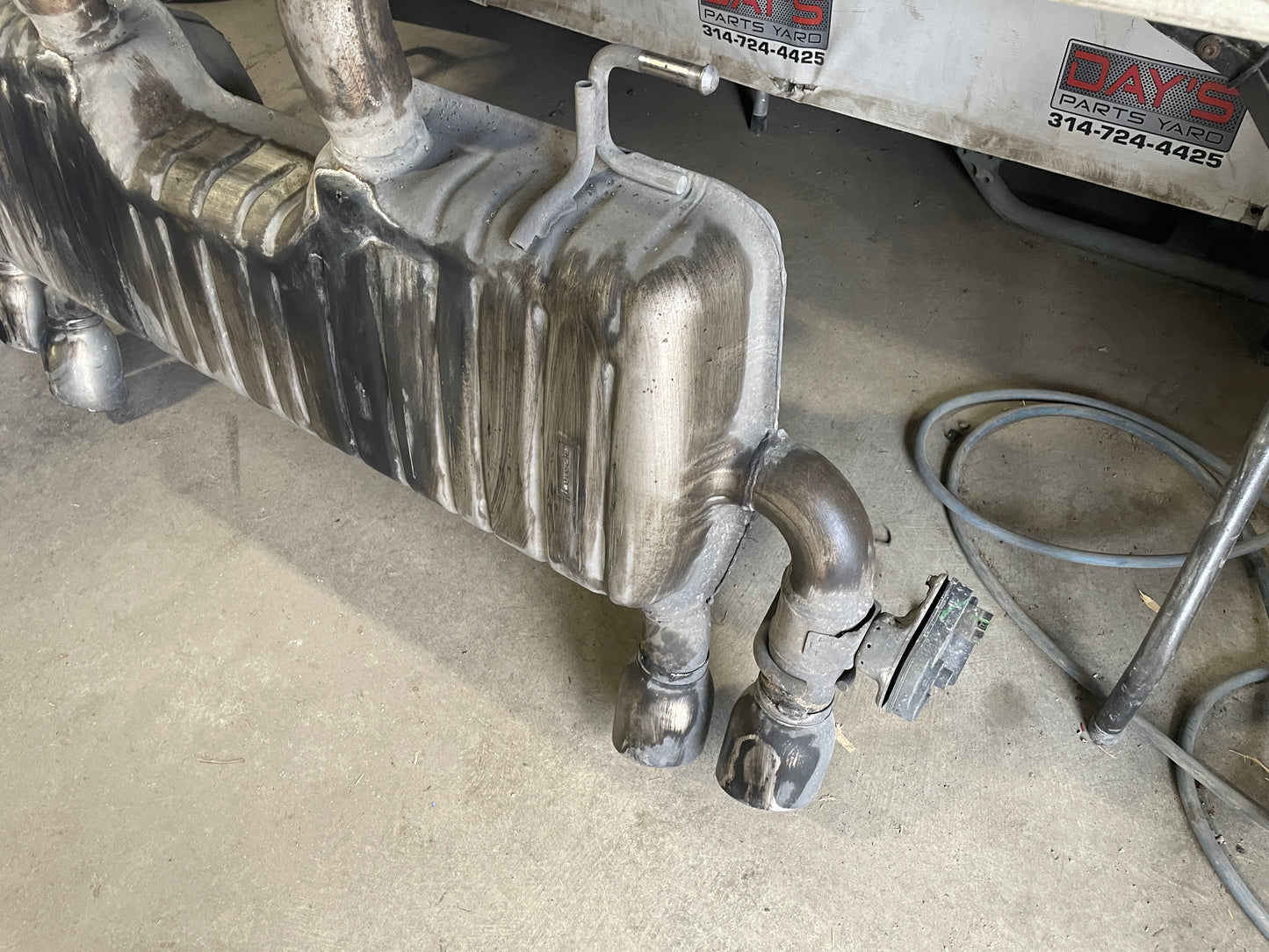 2016 Chevy Camaro SS Exhaust Muffler NPP Bi Mode Active w/ Valves Actuators OEM
