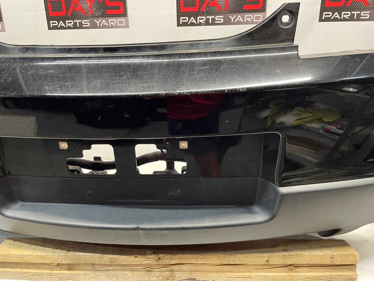 2015 Chevy Camaro SS Complete Rear Bumper Cover Black OEM