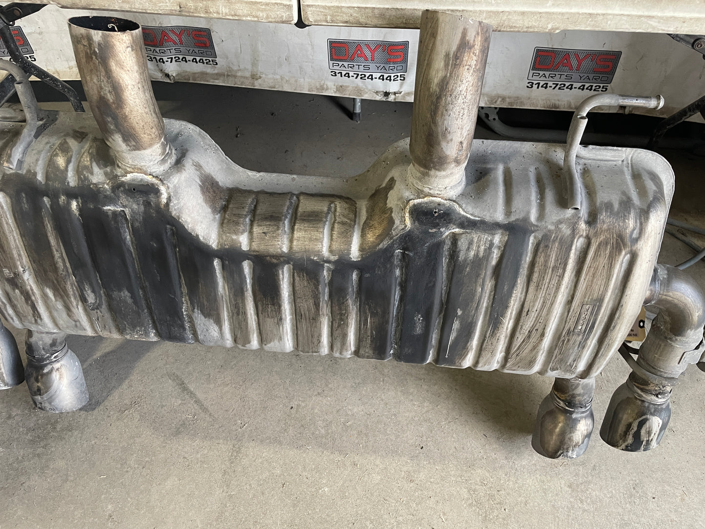2016 Chevy Camaro SS Exhaust Muffler NPP Bi Mode Active w/ Valves Actuators OEM