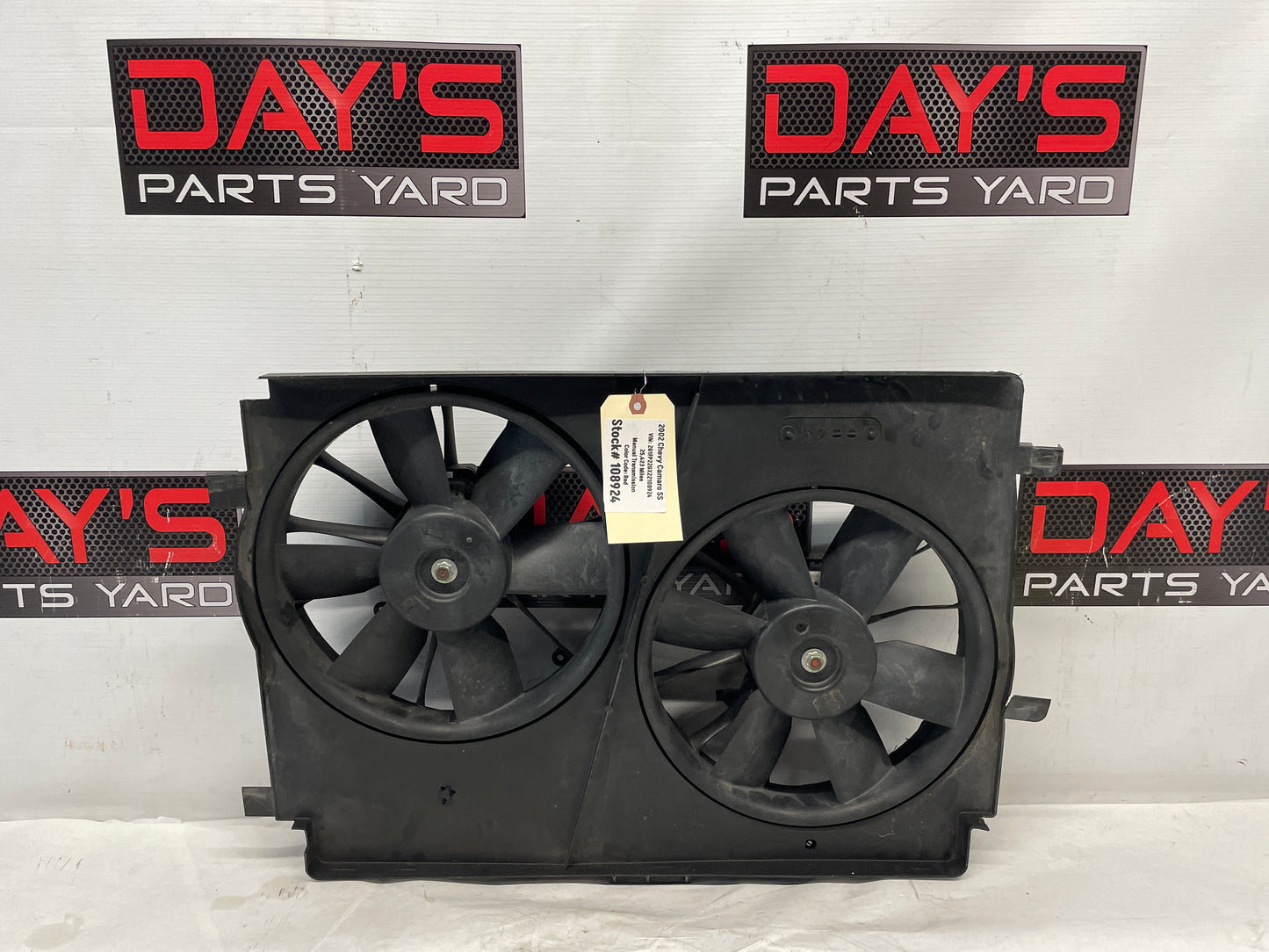 2002 Chevy Camaro SS Dual Electric Radiator Cooling Fans OEM - Day's Parts Yard