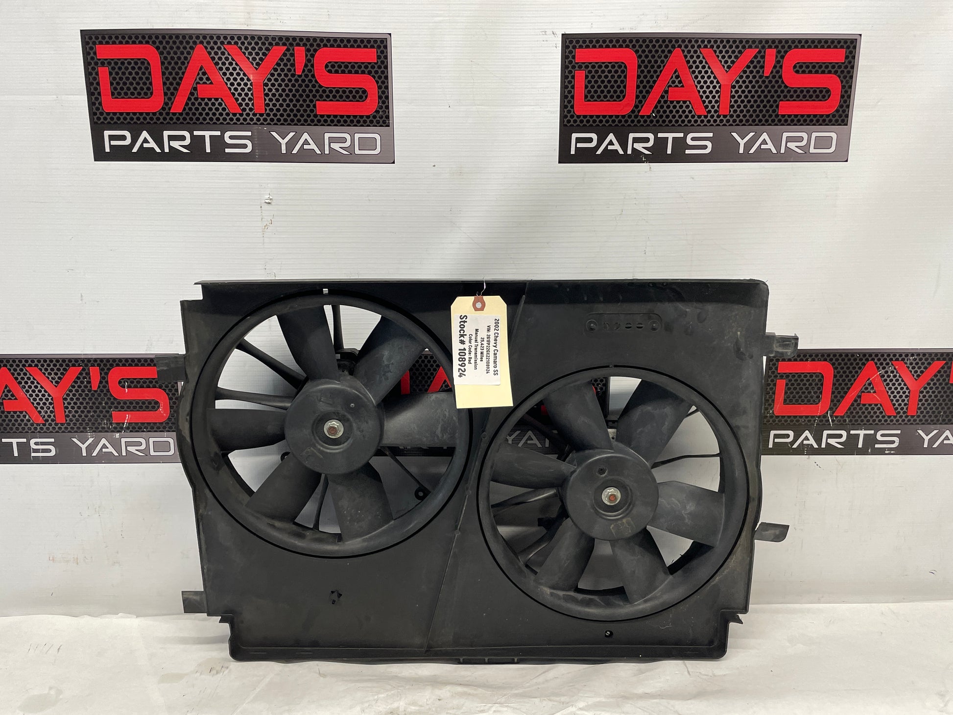 2002 Chevy Camaro SS Dual Electric Radiator Cooling Fans OEM - Day's Parts Yard