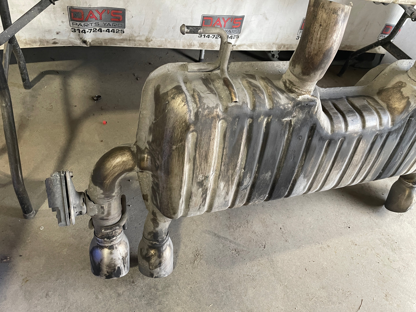 2016 Chevy Camaro SS Exhaust Muffler NPP Bi Mode Active w/ Valves Actuators OEM