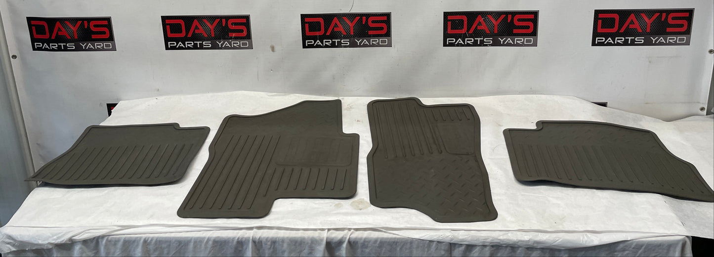 2005 Chevy Avalanche Front and Rear Rubber Floor Mats Aftermarket OEM - Day's Parts Yard