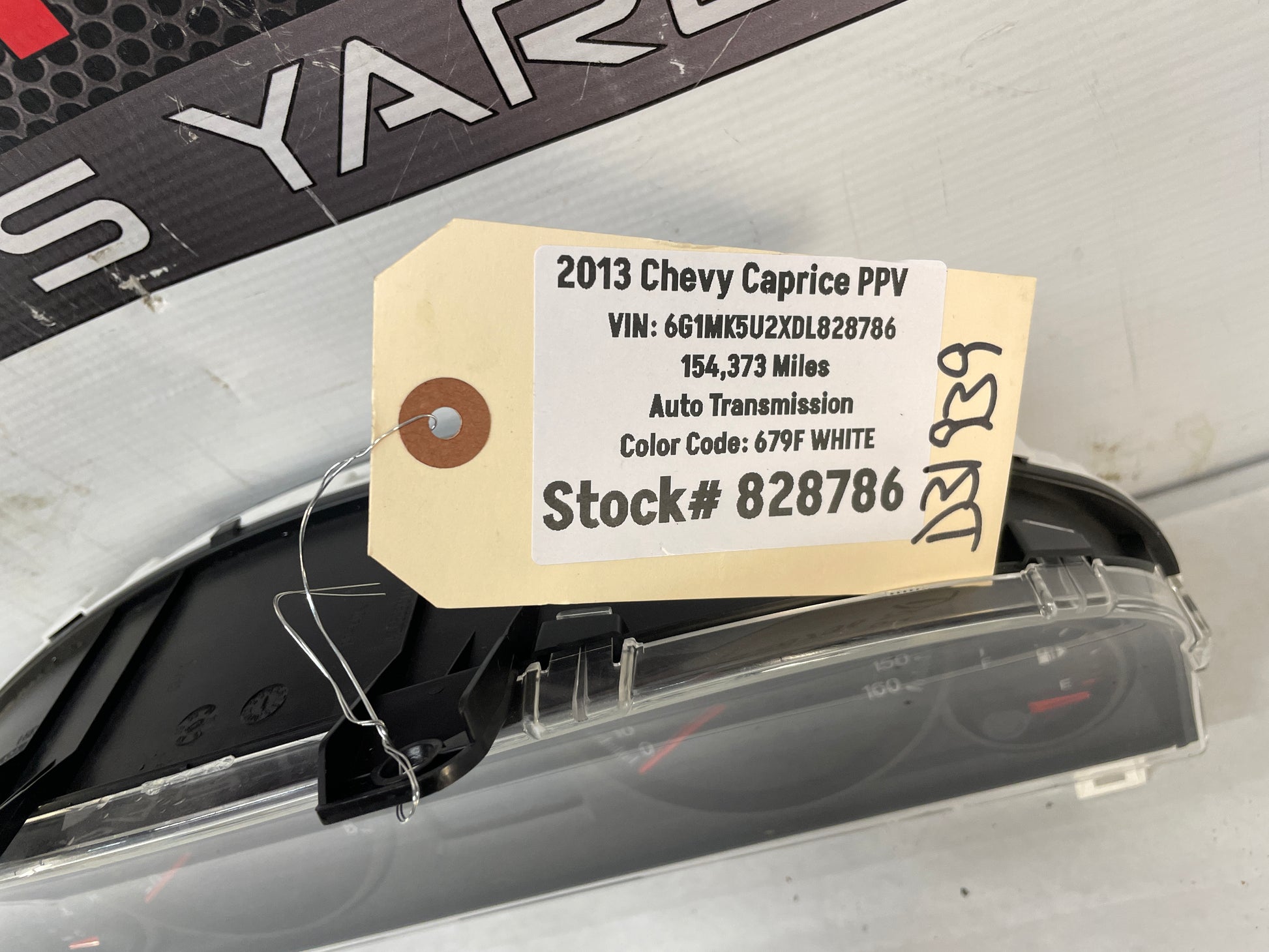 2013 Chevy Caprice PPV Gauge Cluster Speedometer Instrument Panel  OEM - Day's Parts Yard