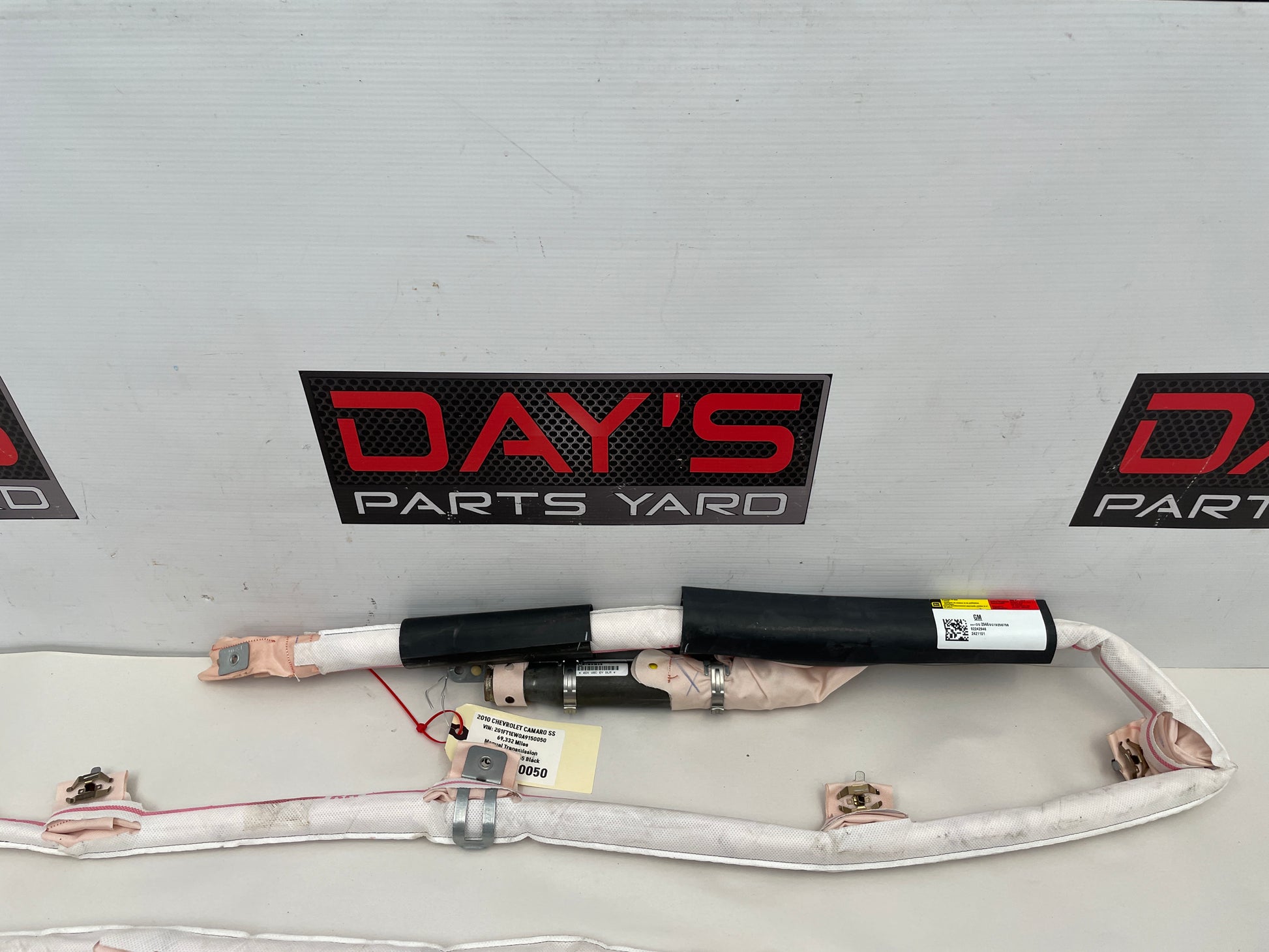 2010 Chevy Camaro SS RH & LH Curtain Airbag Air Bag OEM - Day's Parts Yard