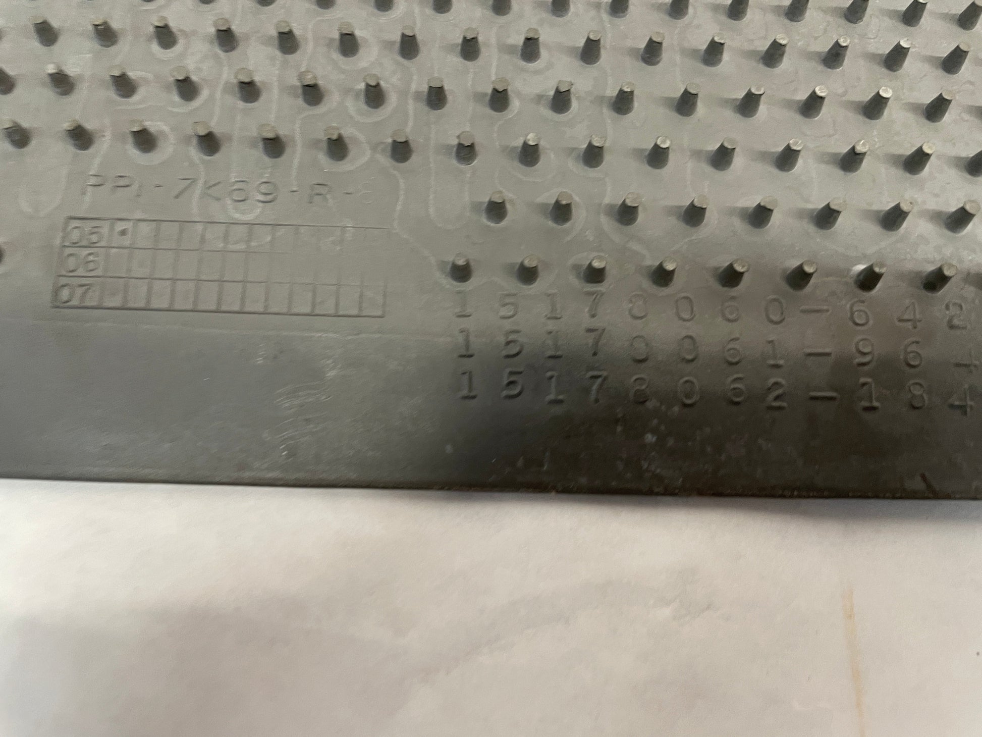 2005 Chevy Avalanche Front and Rear Rubber Floor Mats Aftermarket OEM - Day's Parts Yard