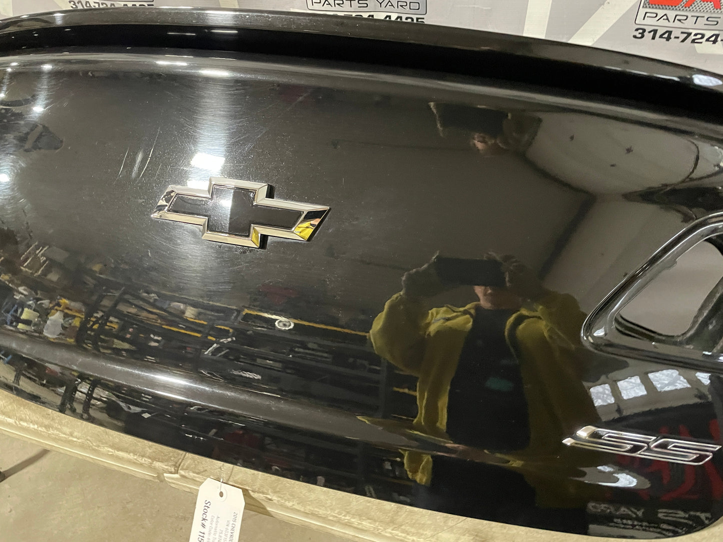 2015 Chevy SS Trunk Deck Lid Black OEM