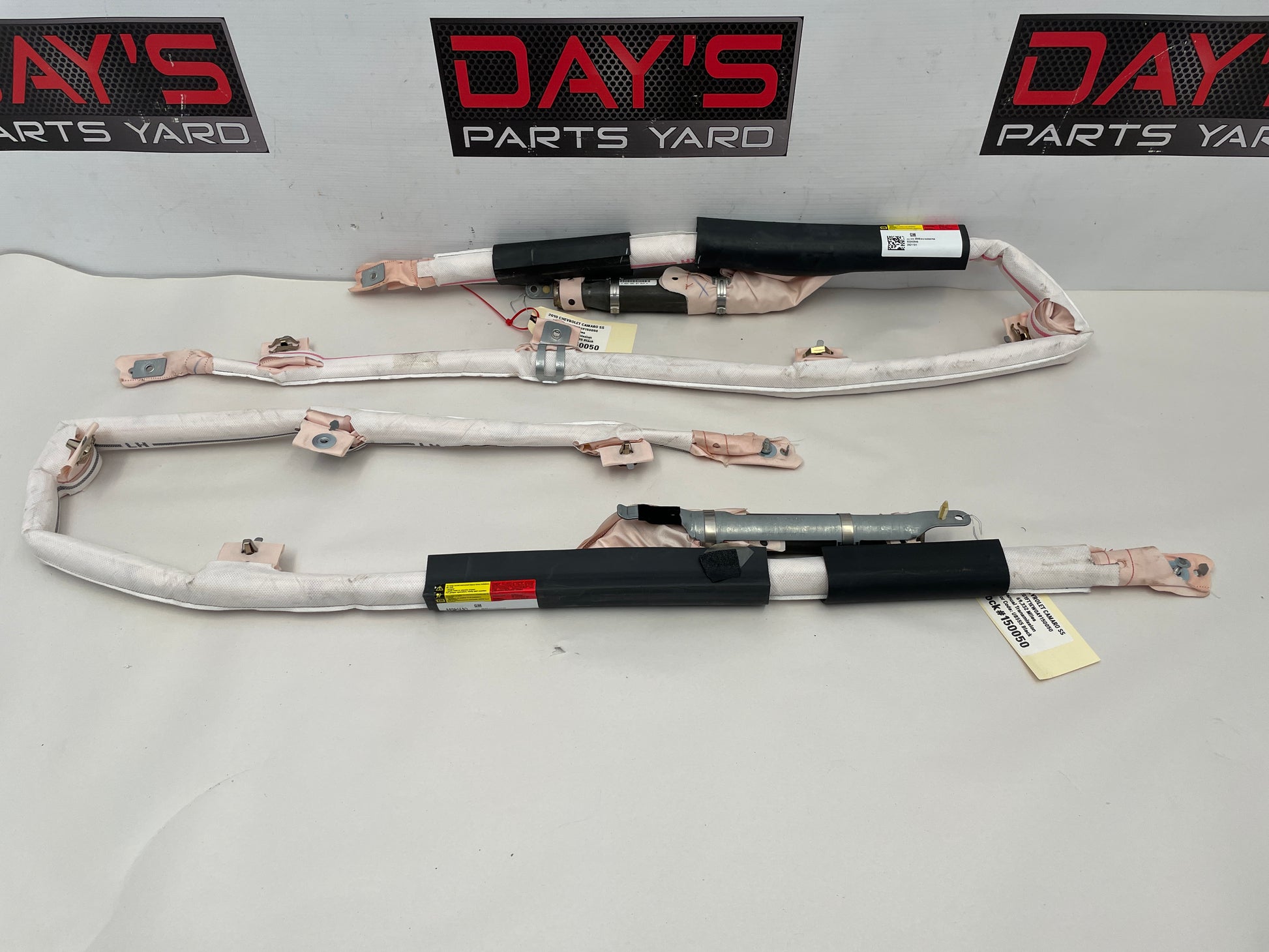 2010 Chevy Camaro SS RH & LH Curtain Airbag Air Bag OEM - Day's Parts Yard