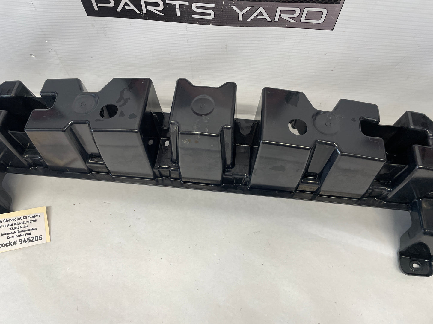 2014 Chevrolet SS Sedan Front Bumper Impact Plastic Absorber Bar OEM - Day's Parts Yard