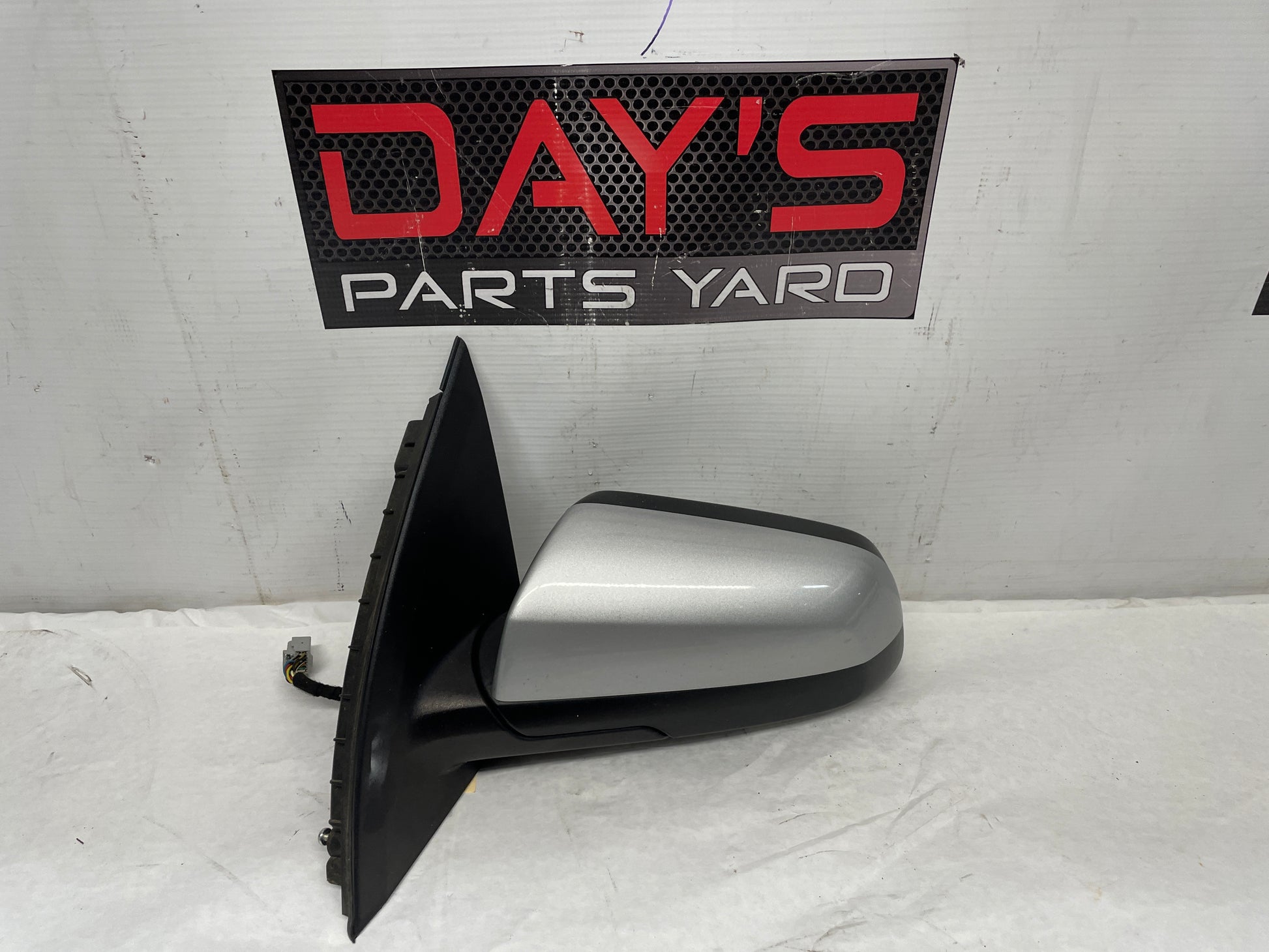 2015 Chevy SS Sedan LH Driver Exterior Side Mirror Silver OEM - Day's Parts Yard