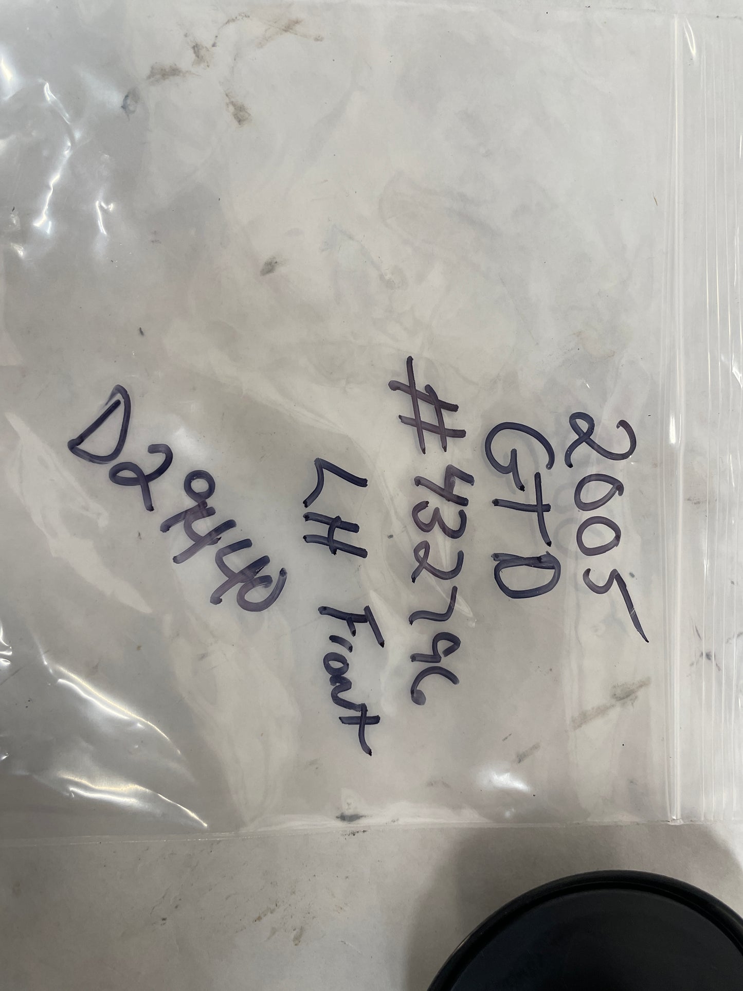 2005 Pontiac GTO LH Driver Front Seat Lumber Knob OEM