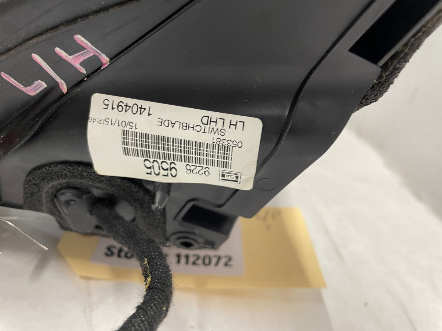 2015 Chevy SS Sedan LH Driver Exterior Side Mirror Silver OEM - Day's Parts Yard