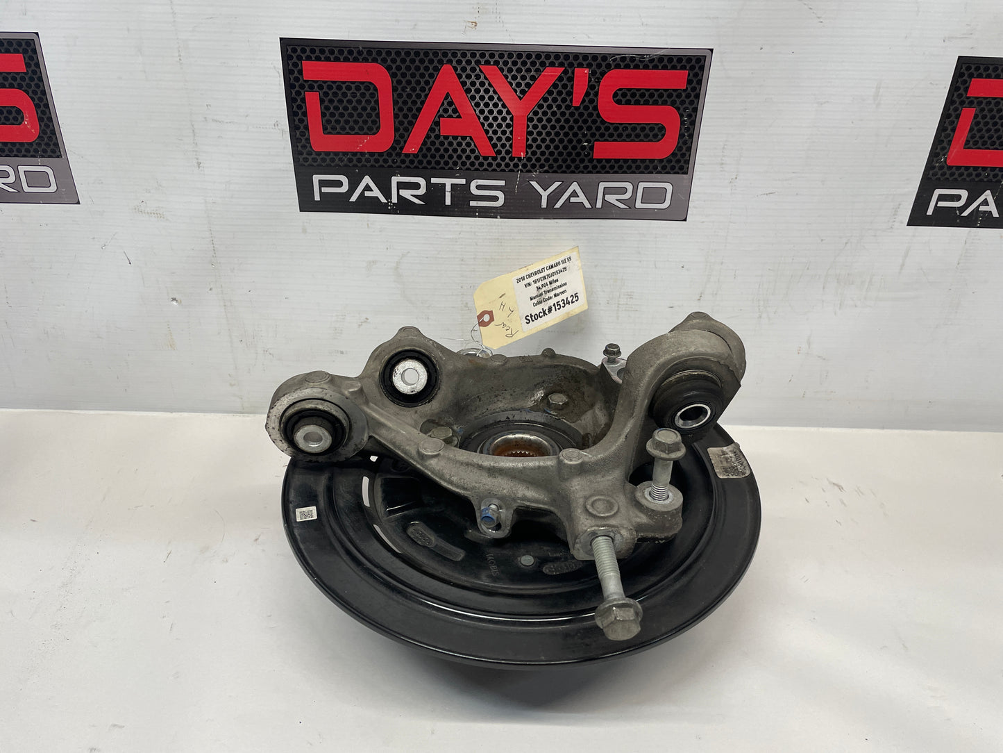 2018 Chevy Camaro 1LE SS LH Driver Rear Spindle Knuckle Hub OEM - Day's Parts Yard