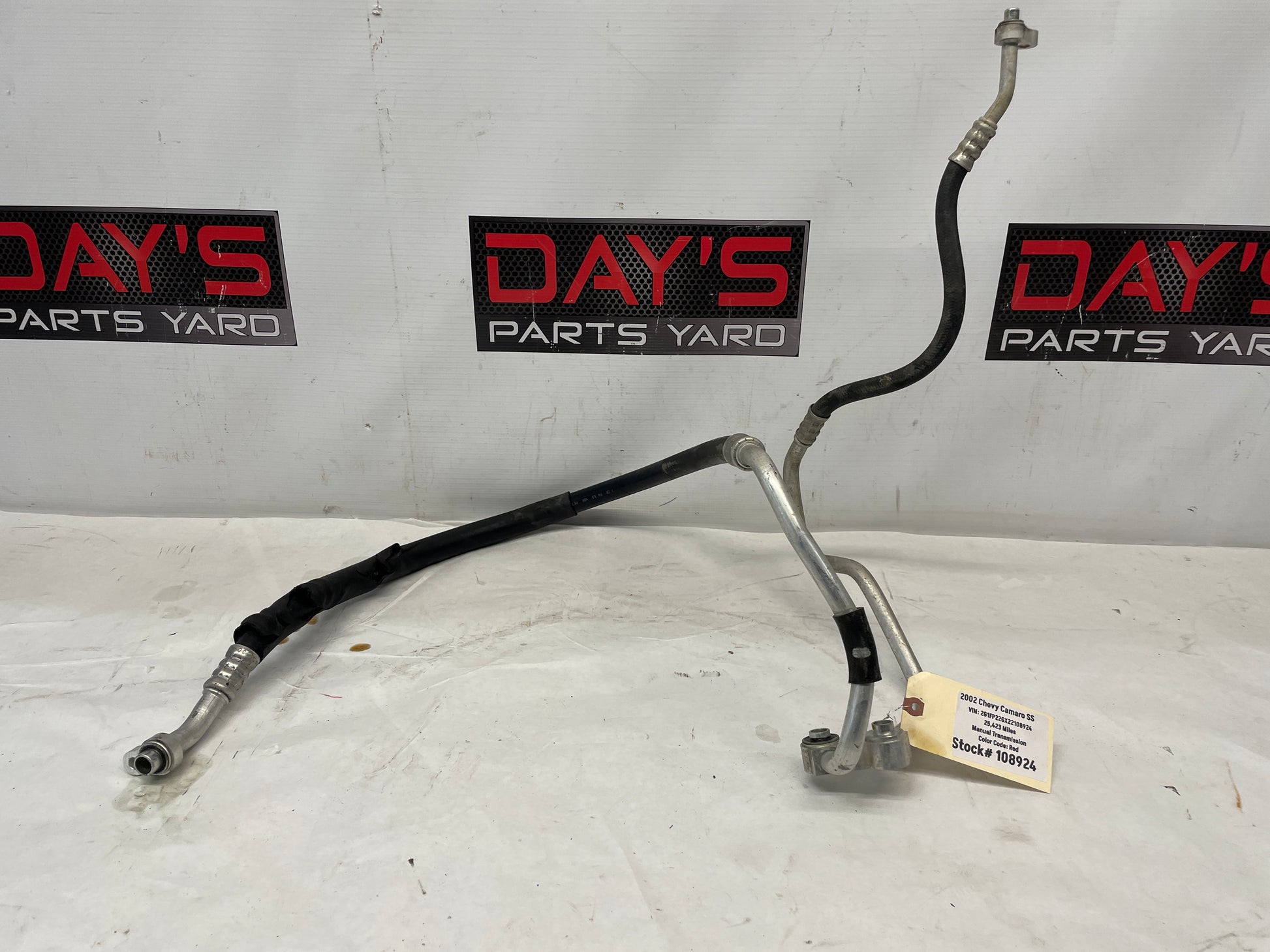 2002 Chevy Camaro SS AC Air Conditioner Discharge Line Tube Hose Assembly OEM - Day's Parts Yard