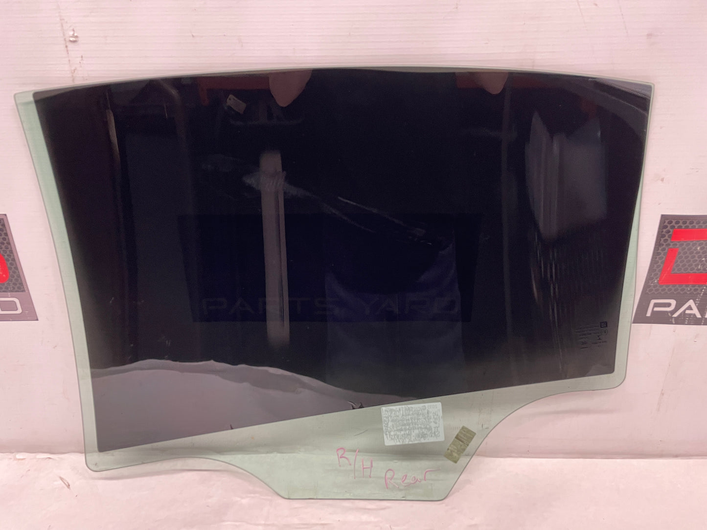 2015 Chevy SS Sedan RH Passenger Rear Door Window Glass OEM - Day's Parts Yard