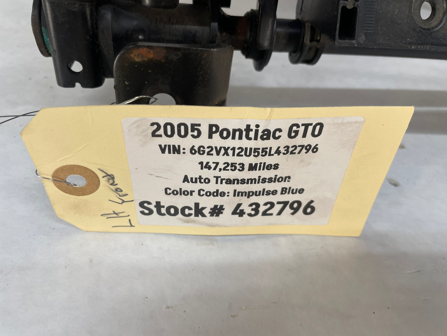 2005 Pontiac GTO RH Passenger Front Seat Track Electric Frame Adjuster Motor Assembly OEM