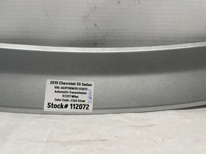 2015 Chevy SS Sedan Trunk Deck Lid Spoiler Wing OEM - Day's Parts Yard