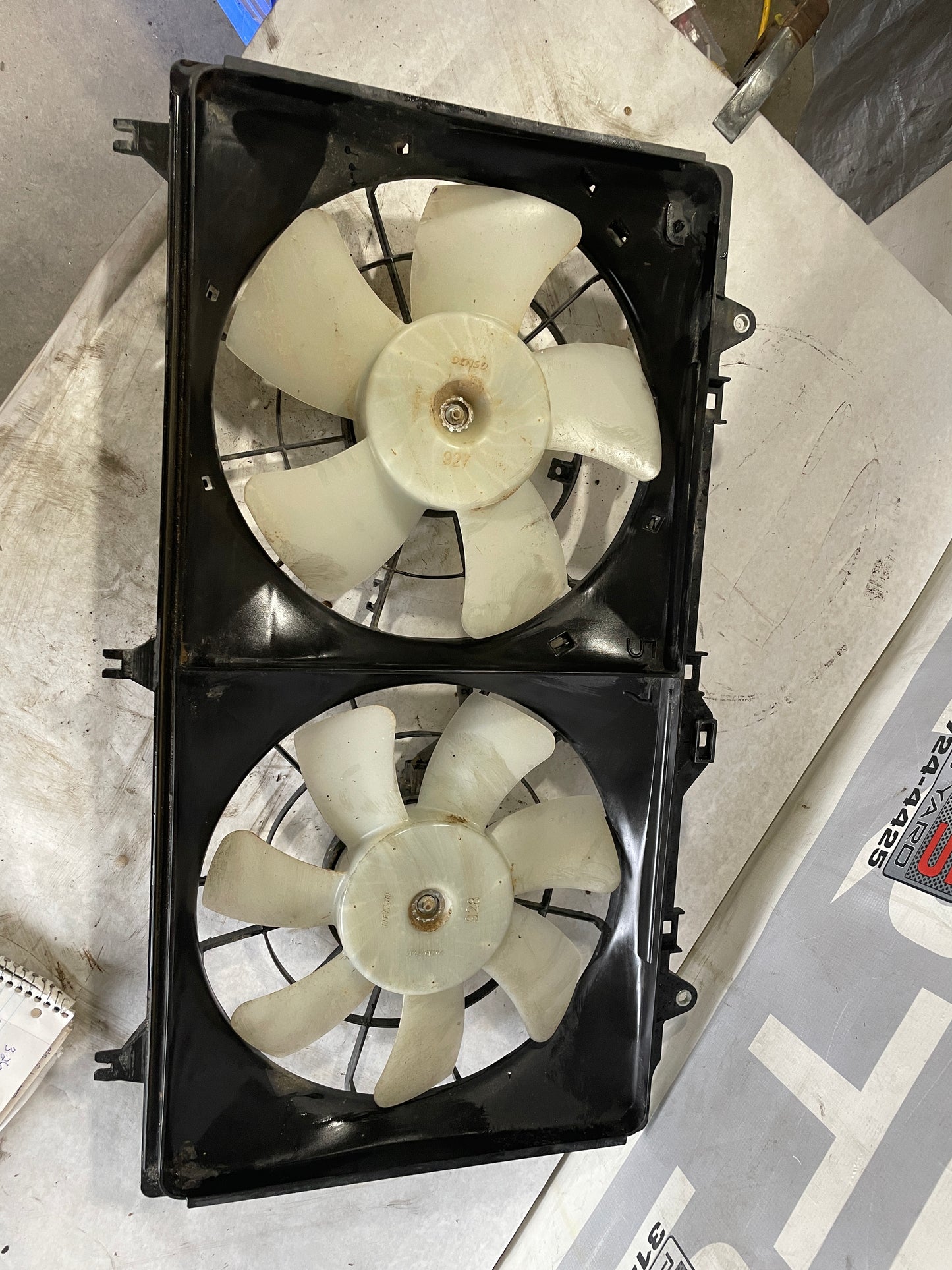 2015 Chevy Camaro SS  Radiator Dual Electric Coolant Cooling Fan OEM