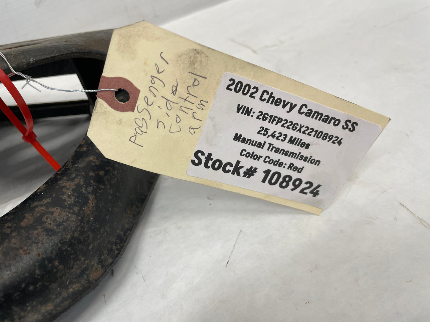 2002 Chevy Camaro SS RH Passenger Front Upper Control Arm OEM - Day's Parts Yard