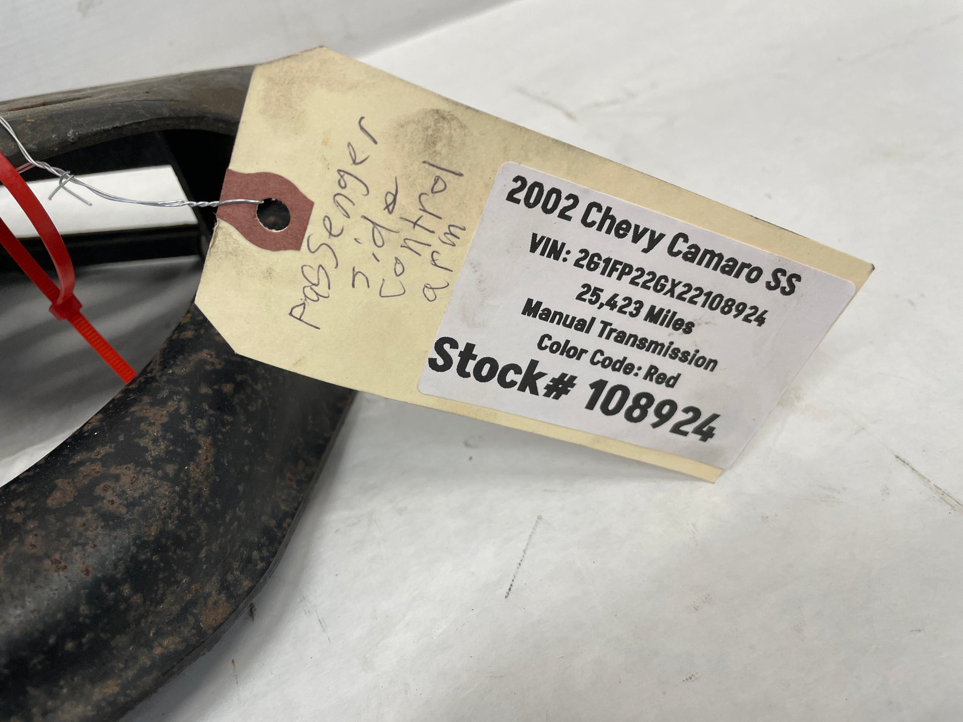 2002 Chevy Camaro SS RH Passenger Front Upper Control Arm OEM - Day's Parts Yard