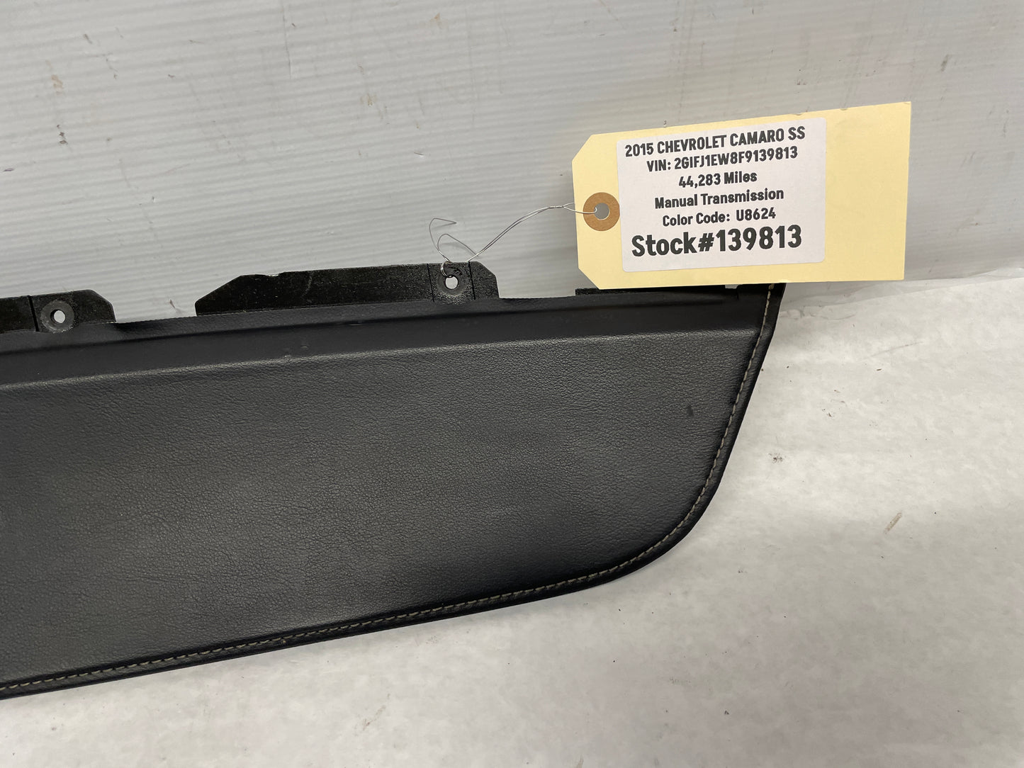 2015 Chevy Camaro SS Leather Dash Vent Trim Molding Panel OEM - Day's Parts Yard