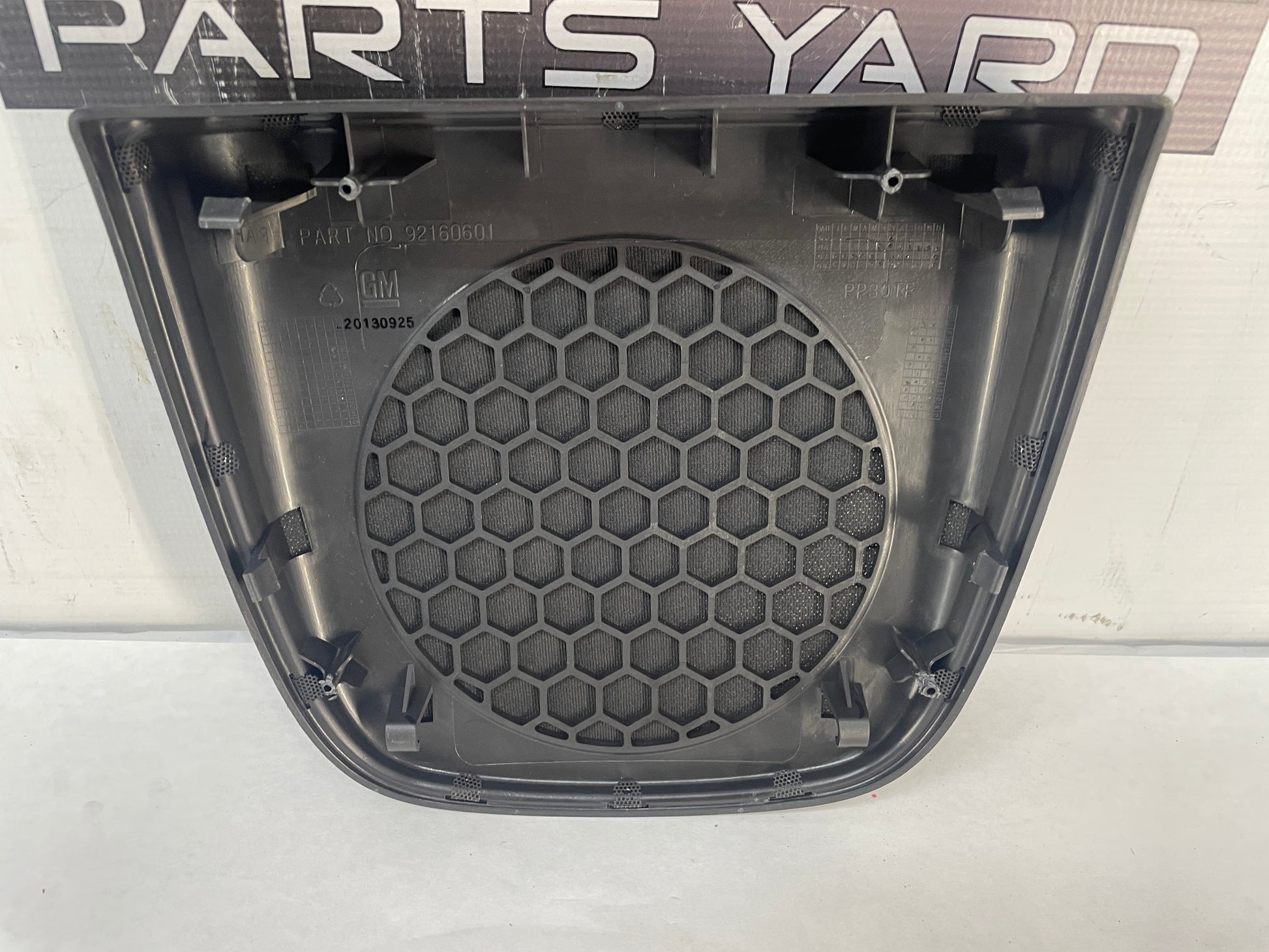 2014 Chevy SS Sedan Rear Interior Package Tray Parcel Self Speaker Grille OEM - Day's Parts Yard