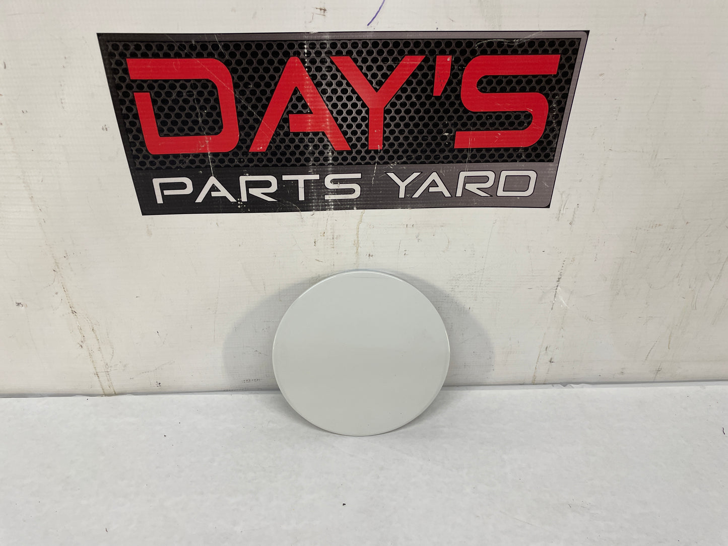 2013 Chevy Caprice PPV Fuel Gas Cover Lid Door White OEM - Day's Parts Yard
